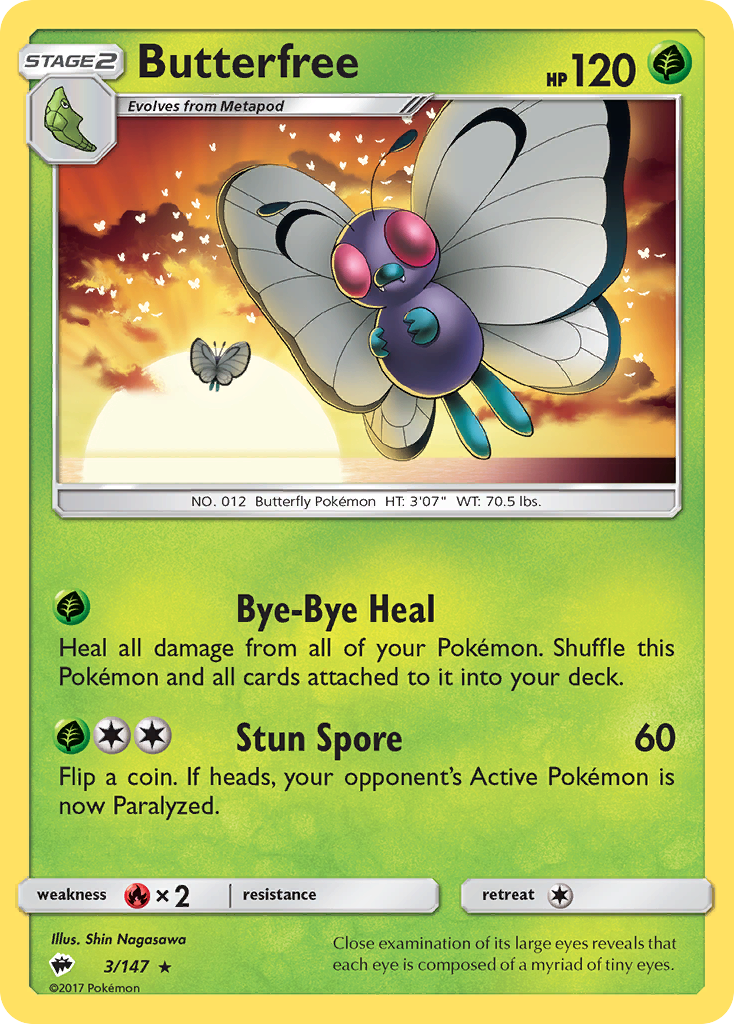 Butterfree card