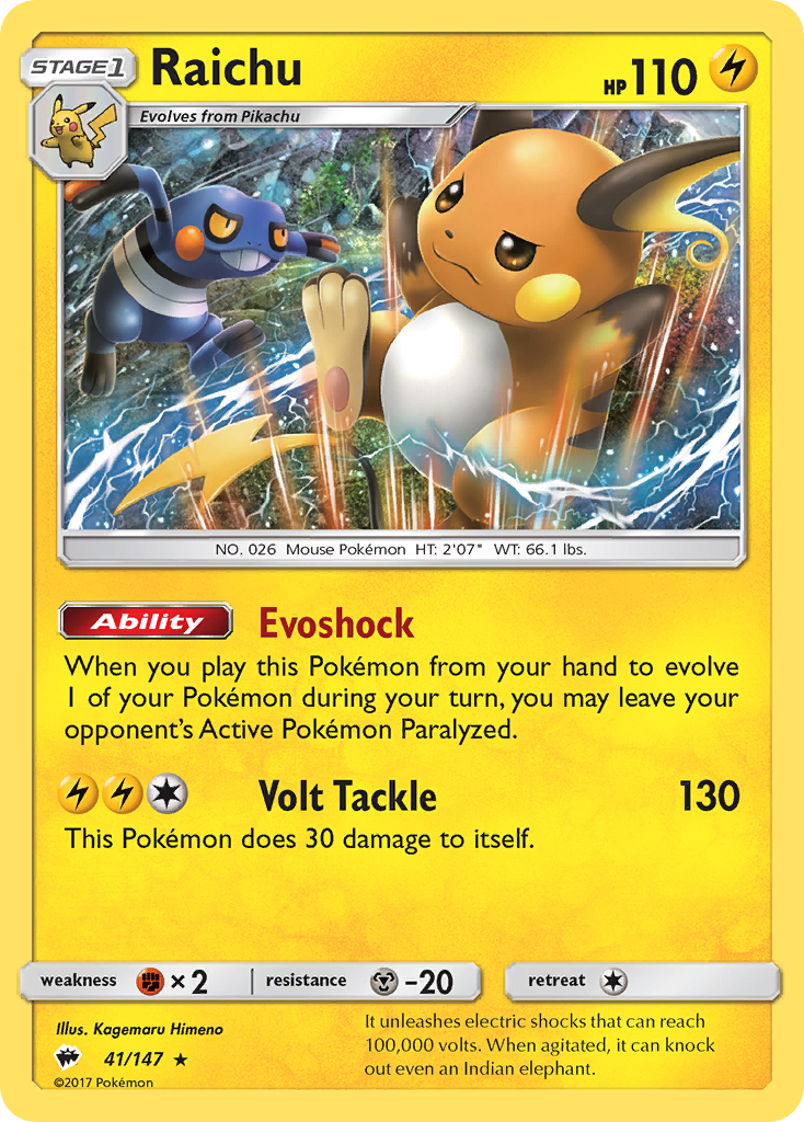 Raichu card