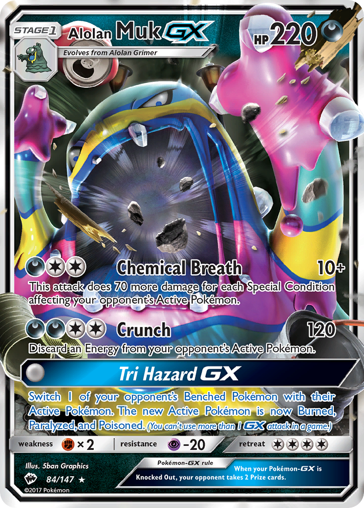 Alolan Muk GX card