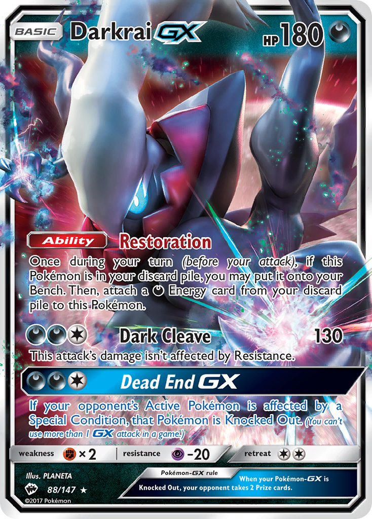 Darkrai GX card