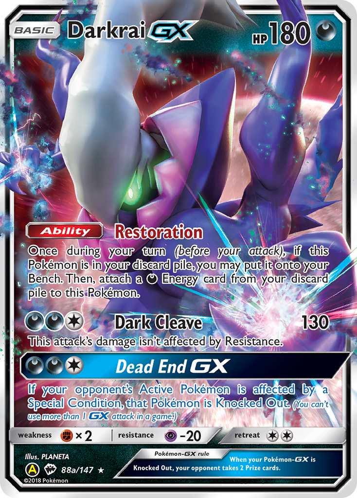 Darkrai GX card