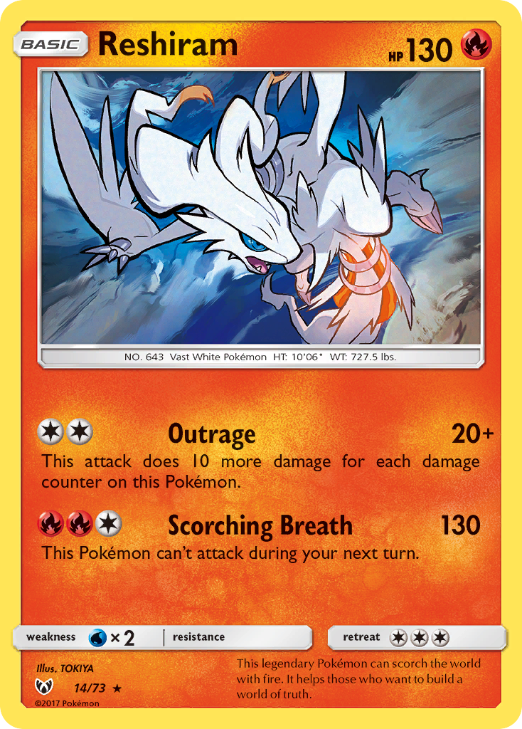 Reshiram card