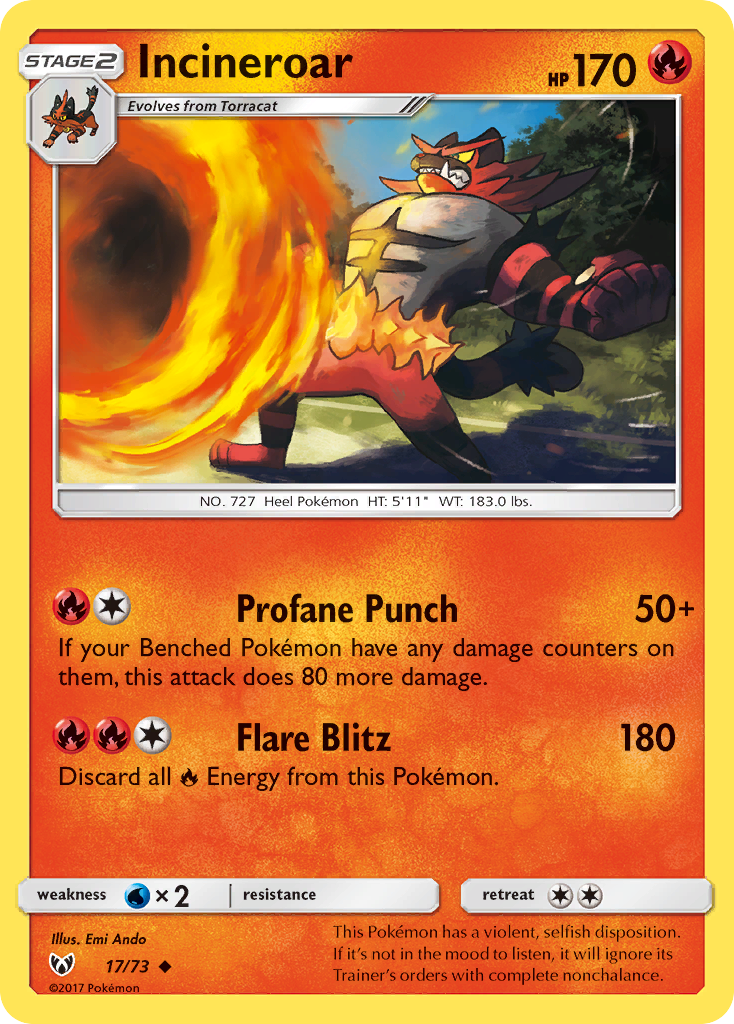 Incineroar card