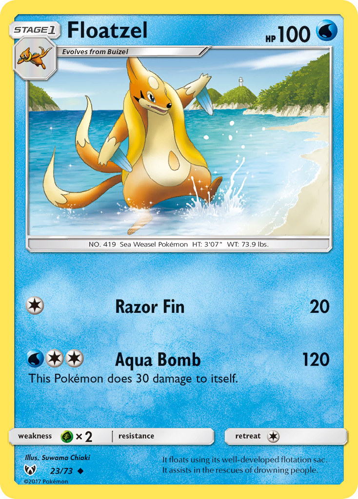 Floatzel card