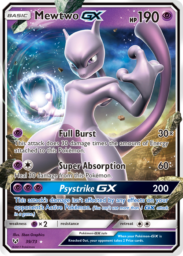 Mewtwo GX card