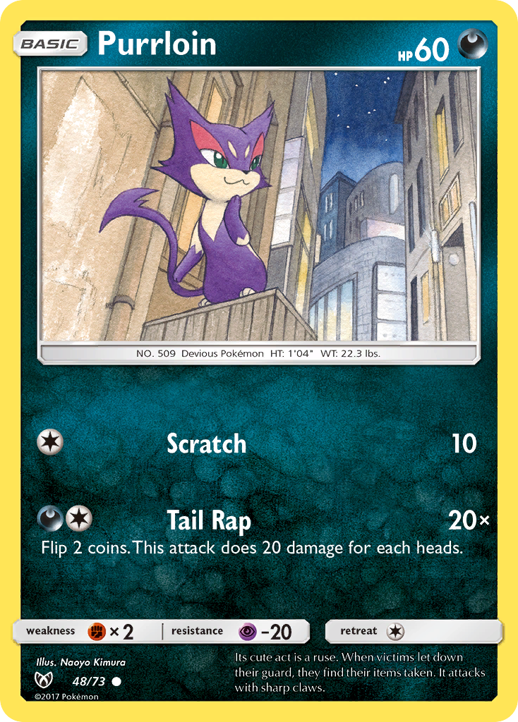 Purrloin card