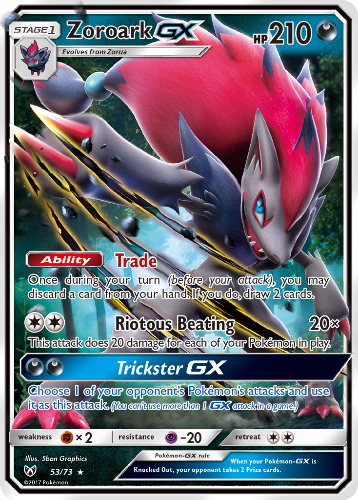 Zoroark GX card