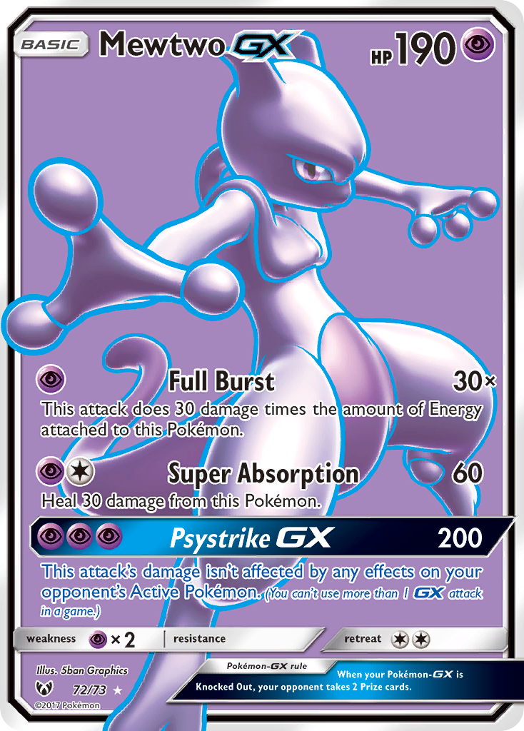 Mewtwo GX card