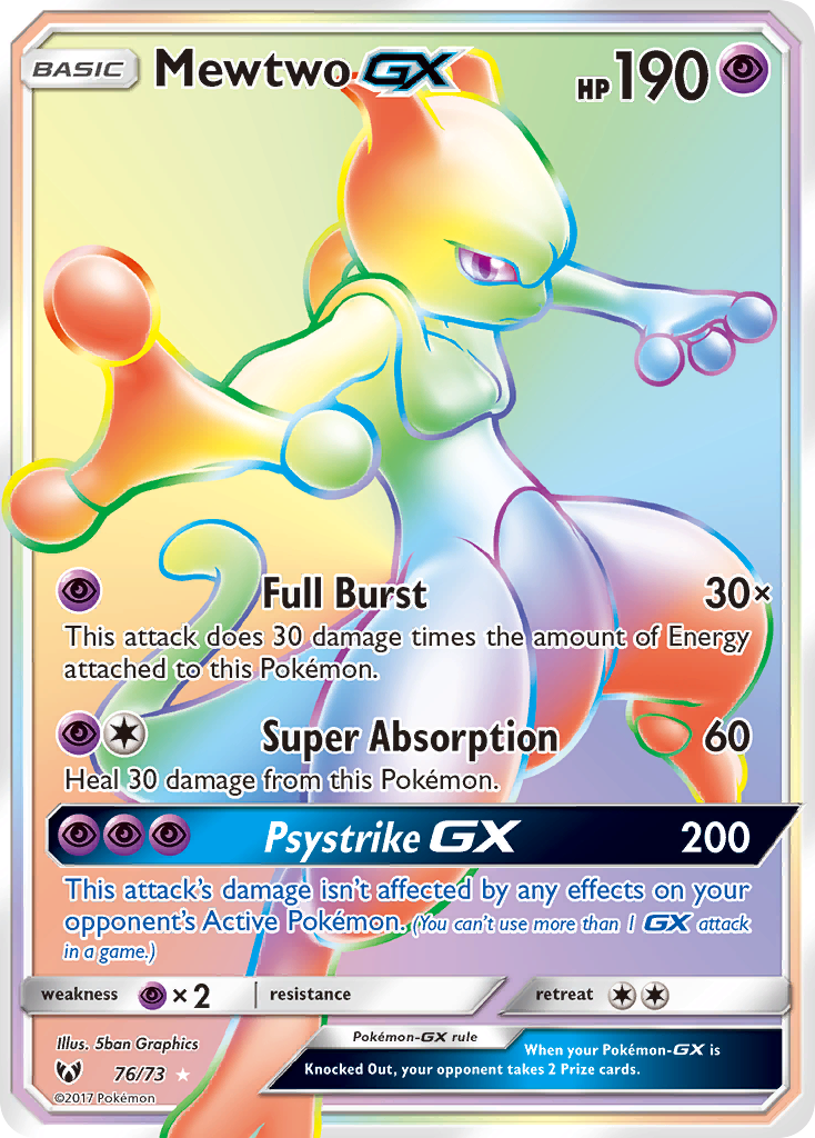 Mewtwo GX card