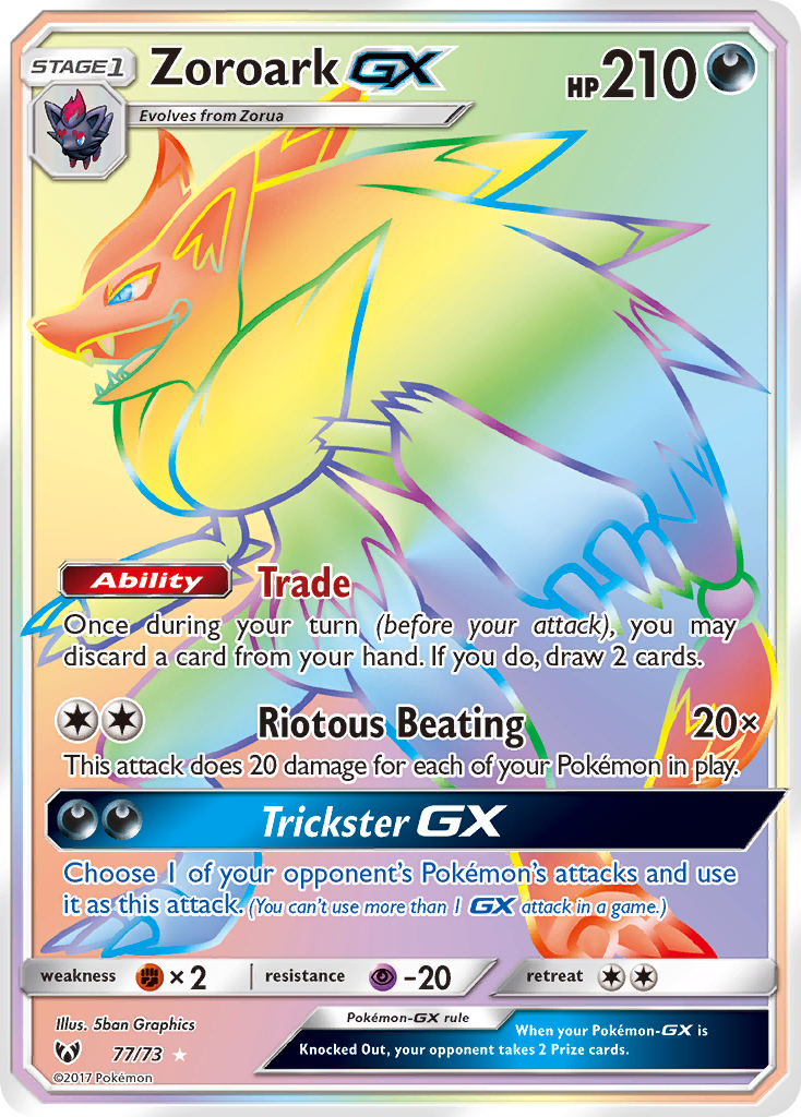 Zoroark GX card