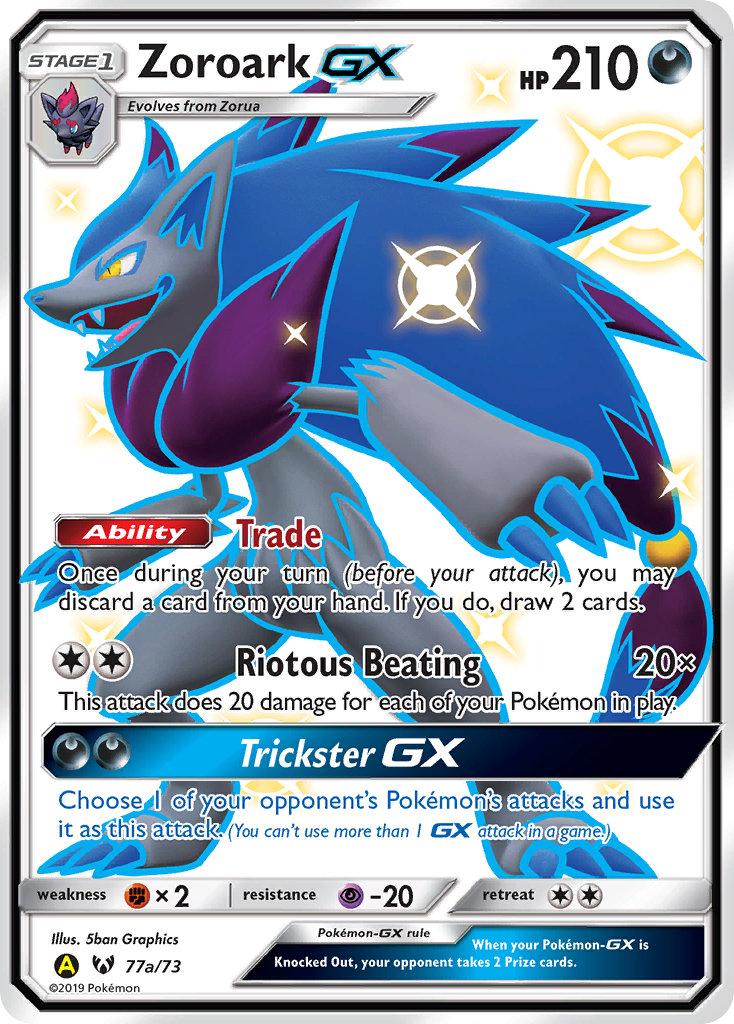 Zoroark GX card