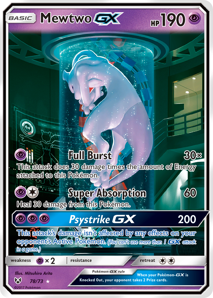 Mewtwo GX card