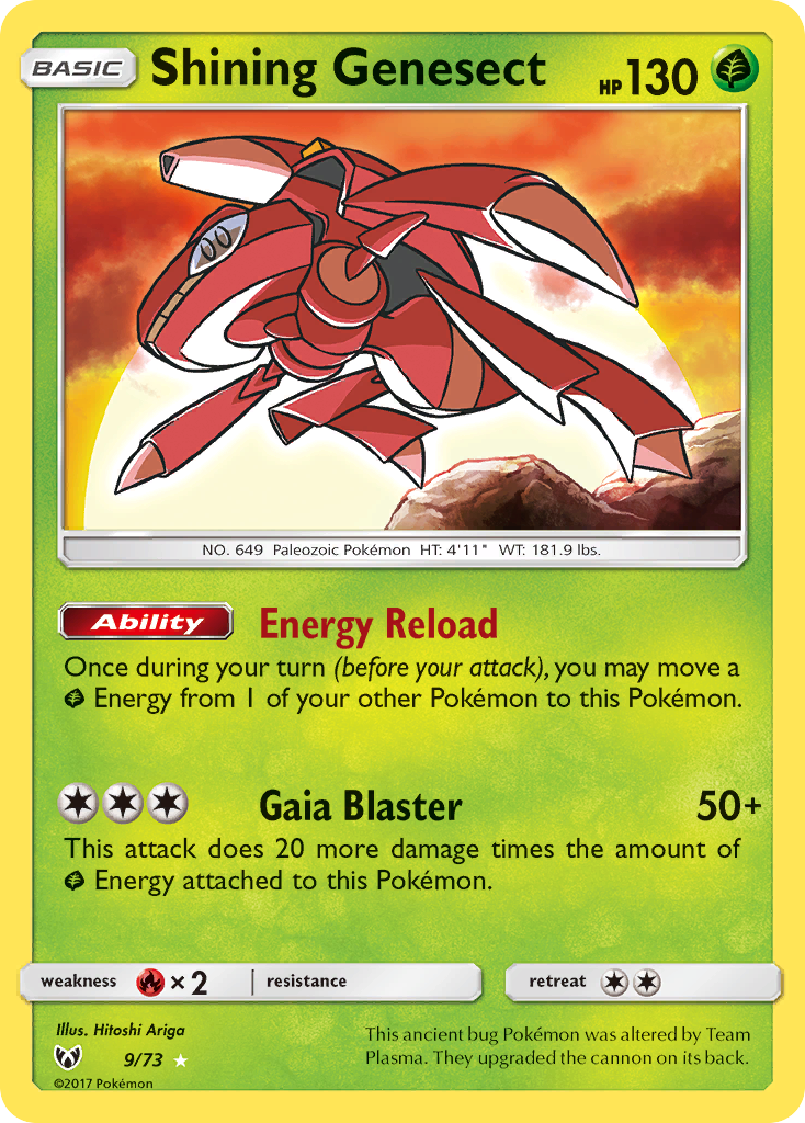 Shining Genesect card