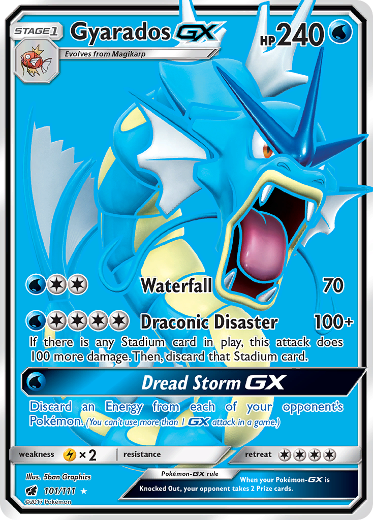 Gyarados GX card