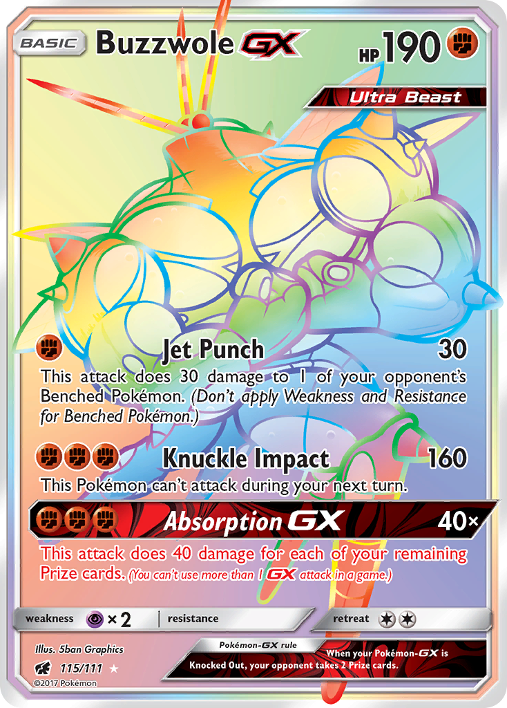 Buzzwole GX card