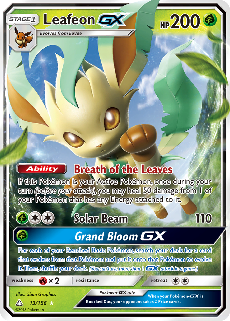 Leafeon GX card