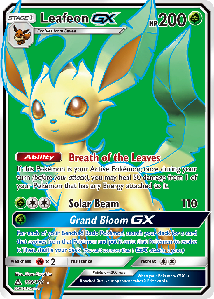 Leafeon GX card