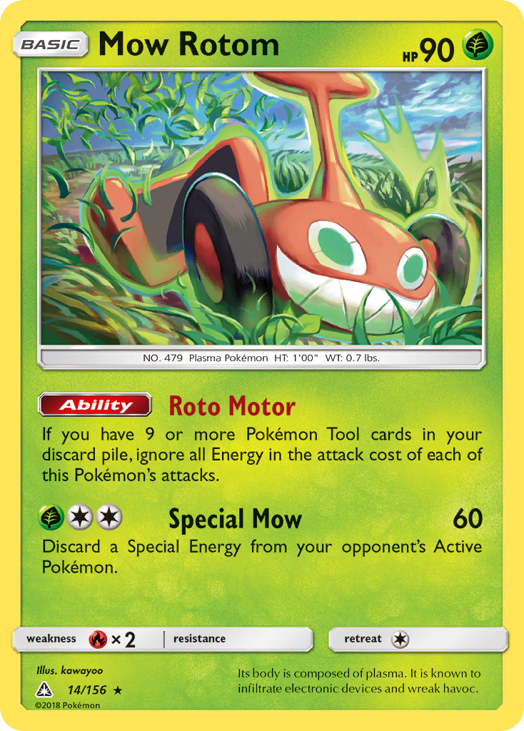 Mow Rotom card