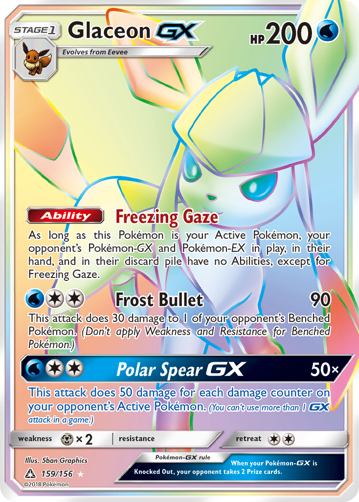 Glaceon GX card