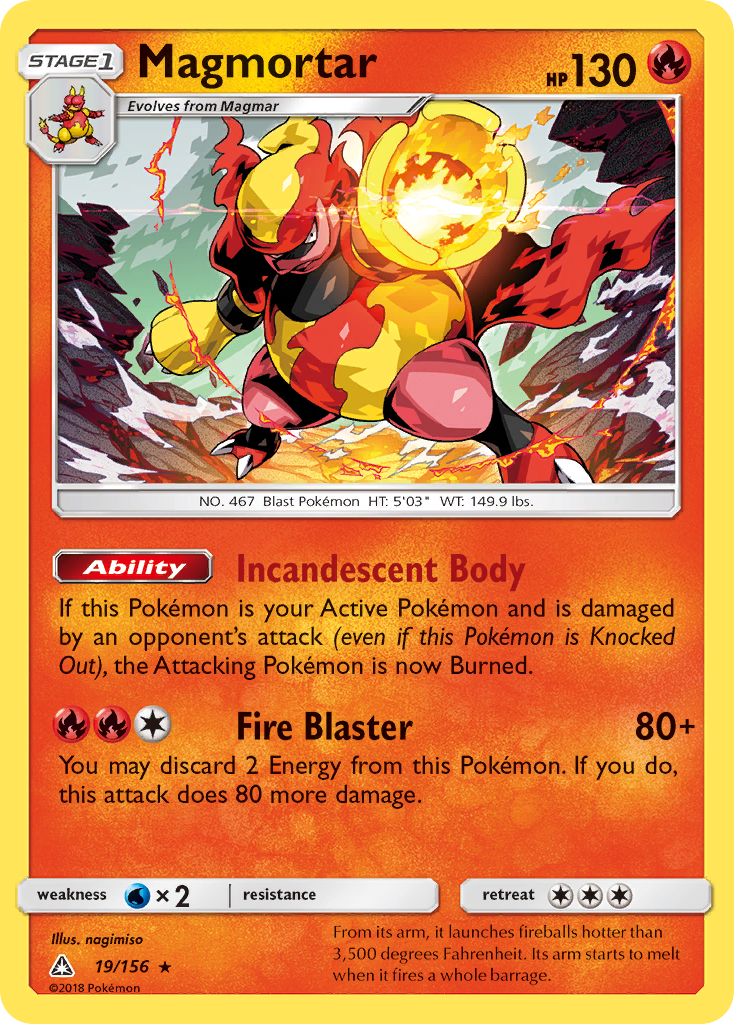 Magmortar card