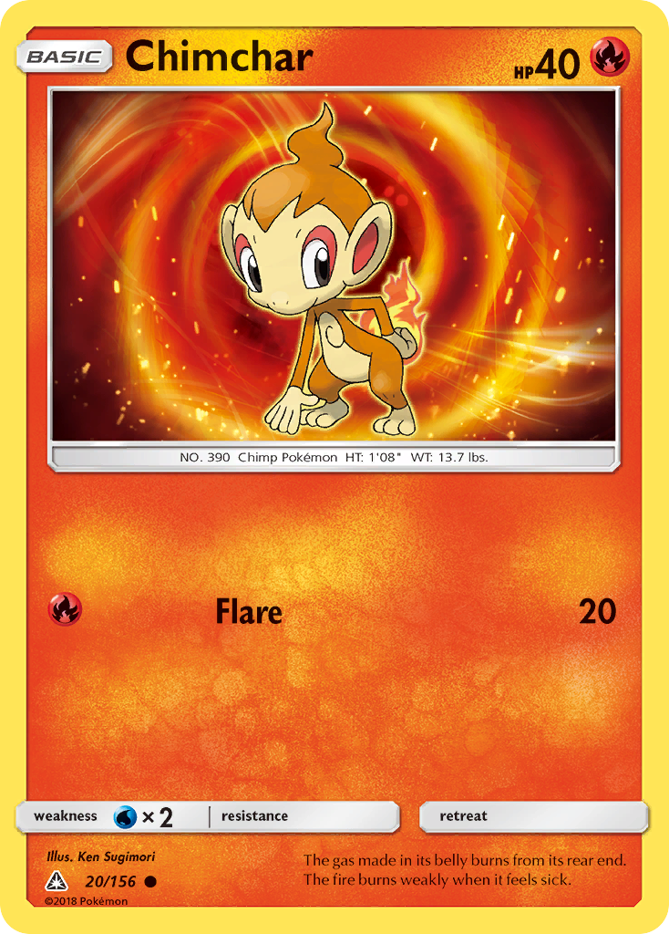 Chimchar card