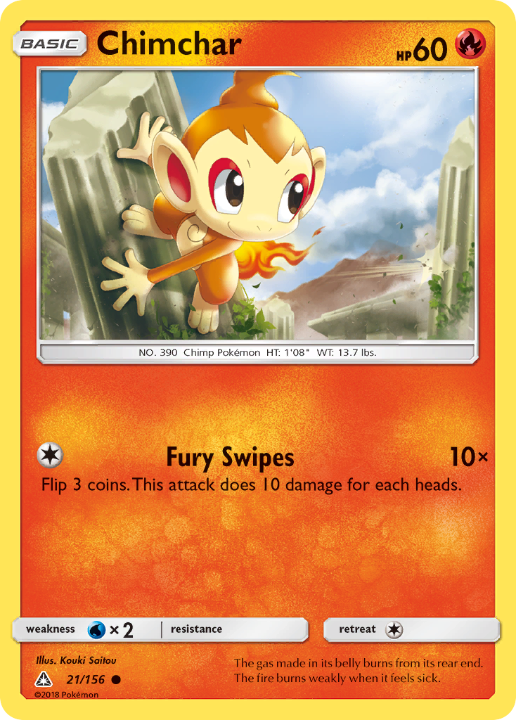 Chimchar card