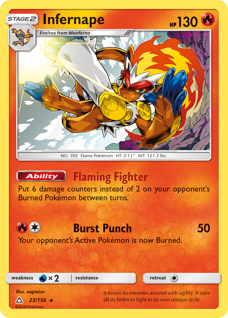 Infernape card