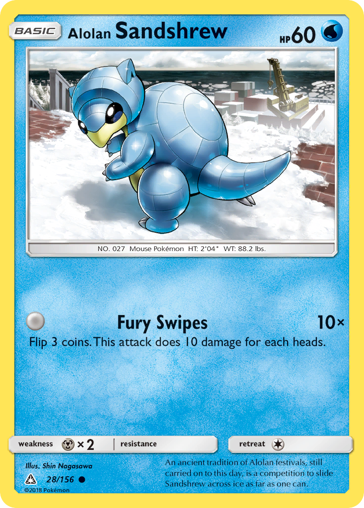 Alolan Sandshrew card