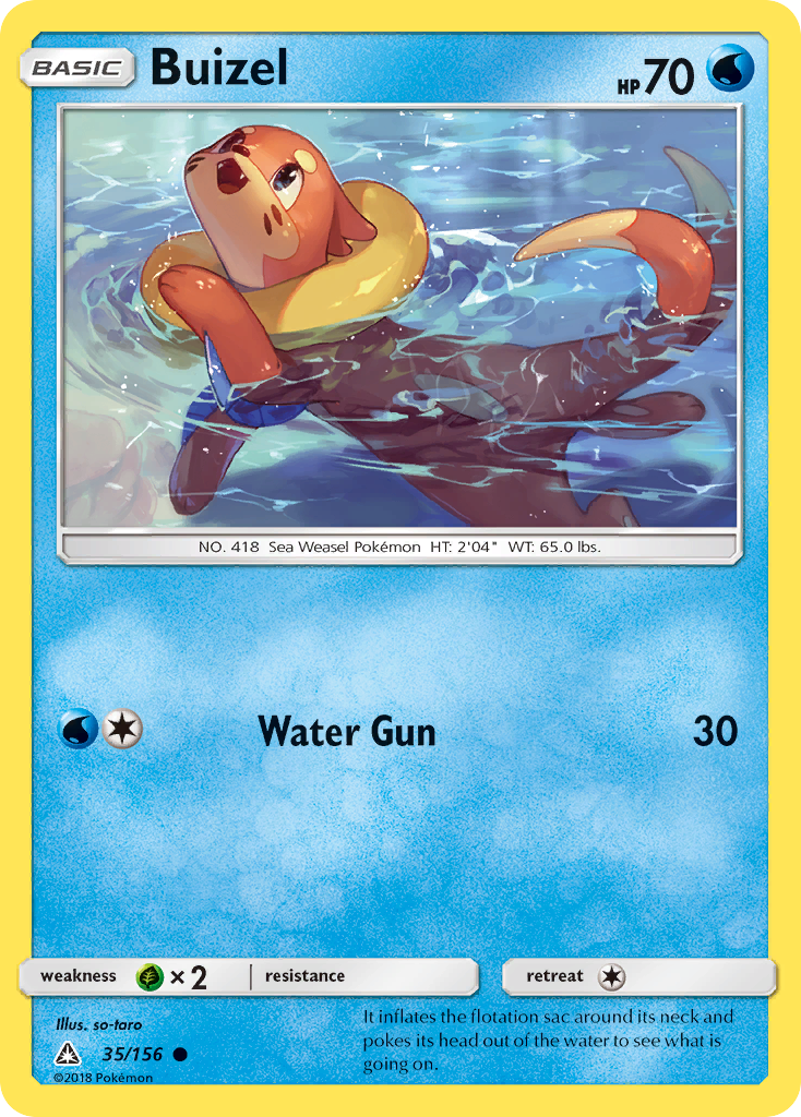 Buizel card