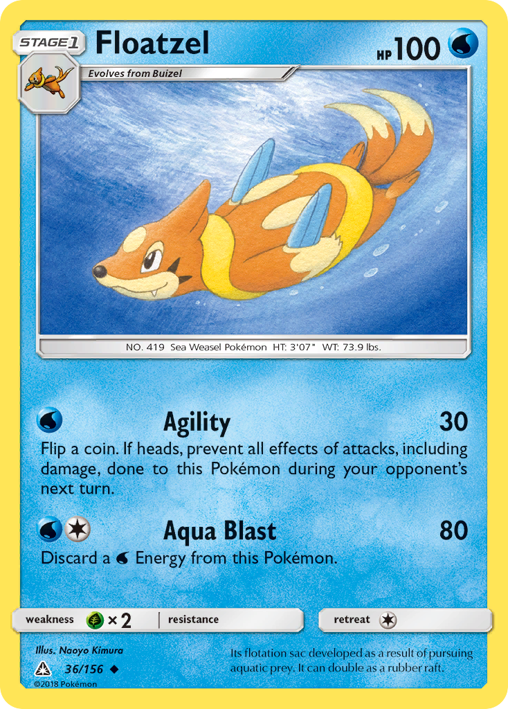 Floatzel card