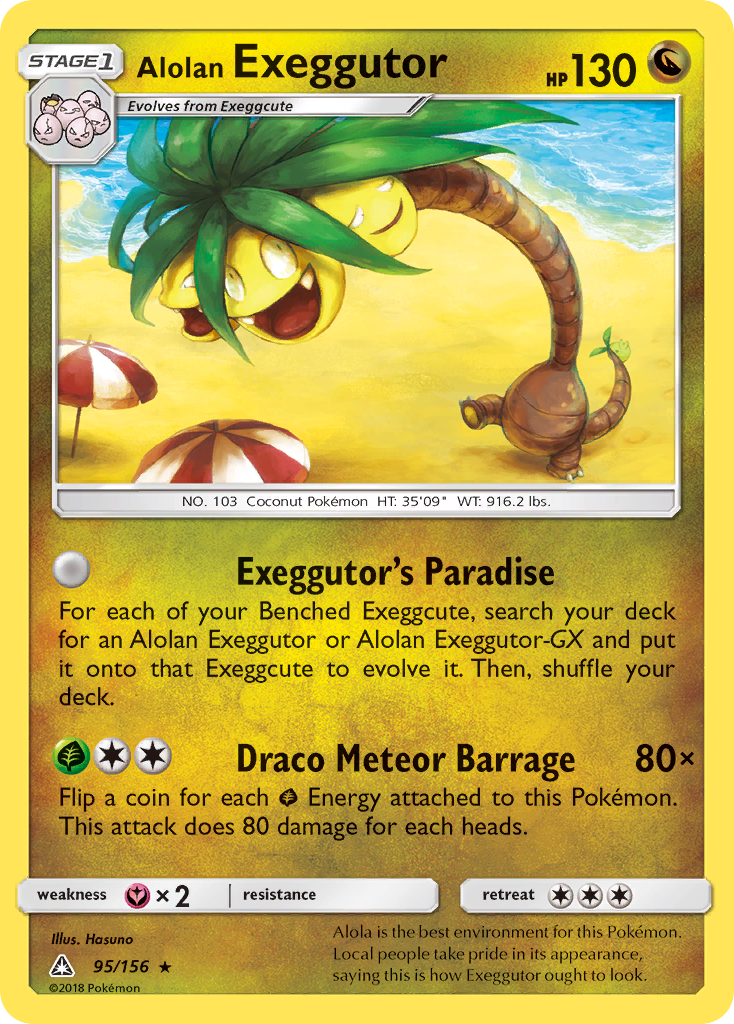 Alolan Exeggutor card