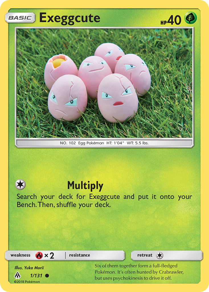 Exeggcute card