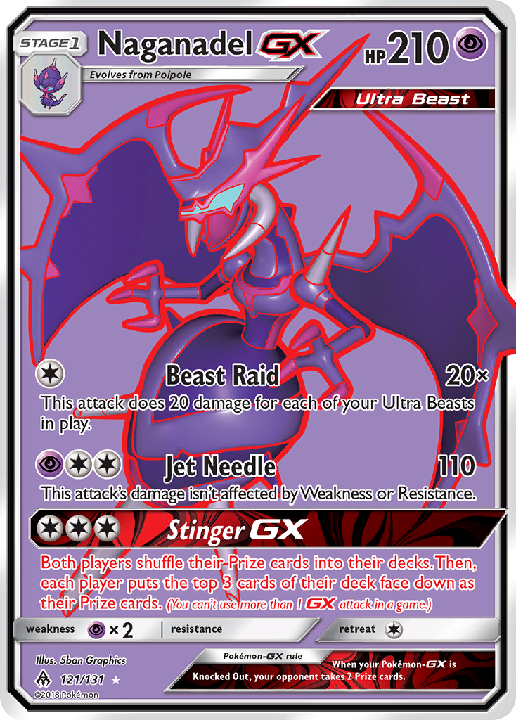 Naganadel GX card