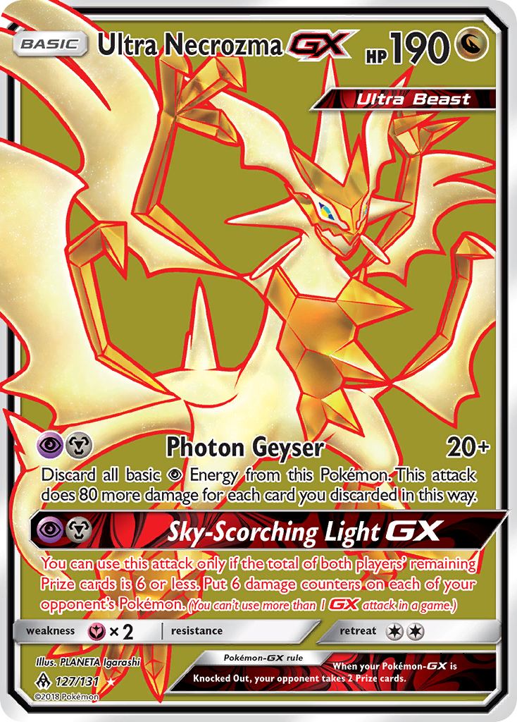 Ultra Necrozma GX card