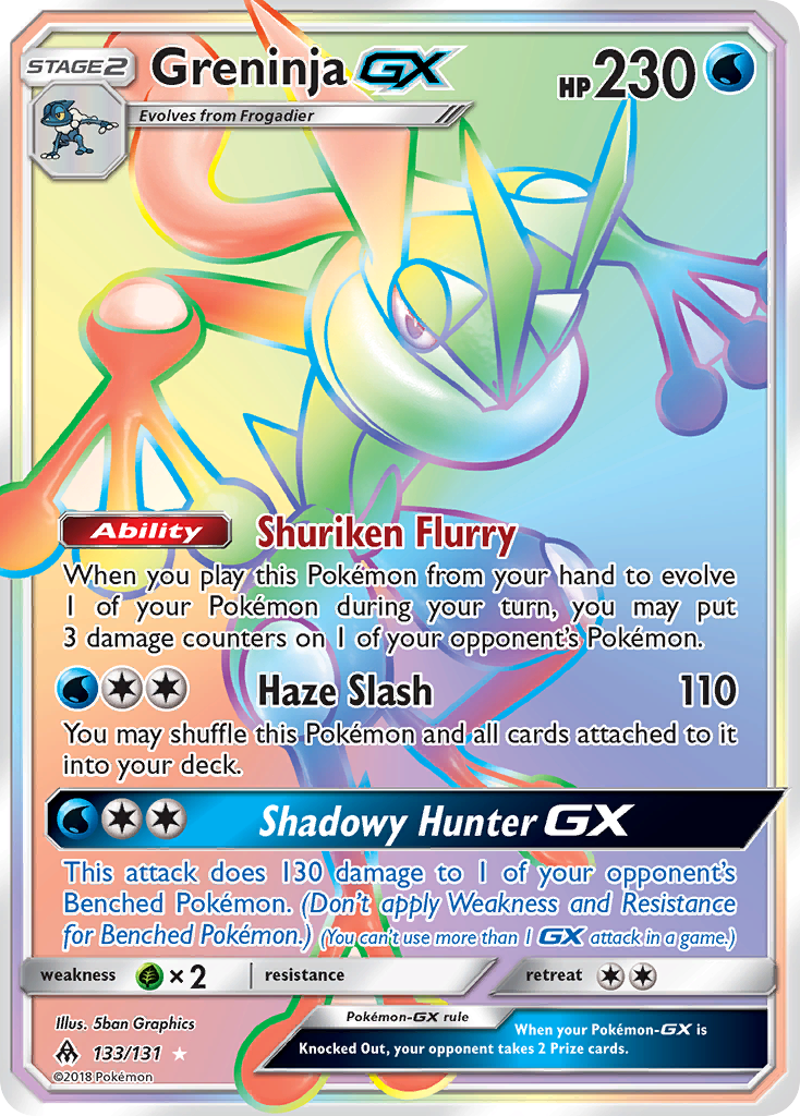 Greninja GX card