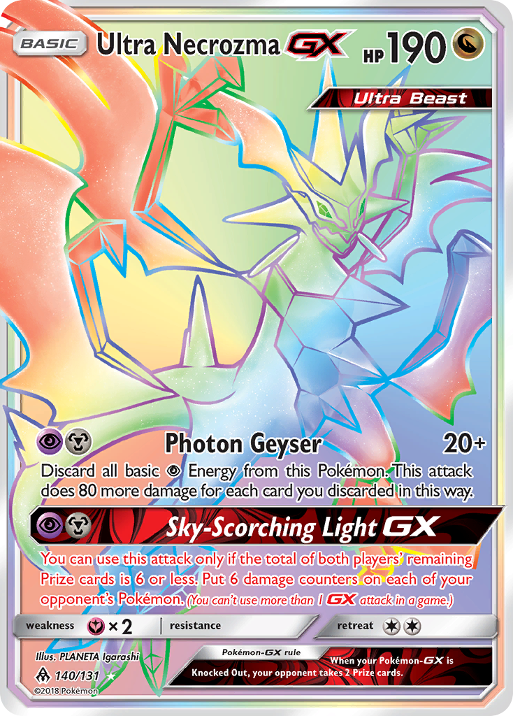 Ultra Necrozma GX card