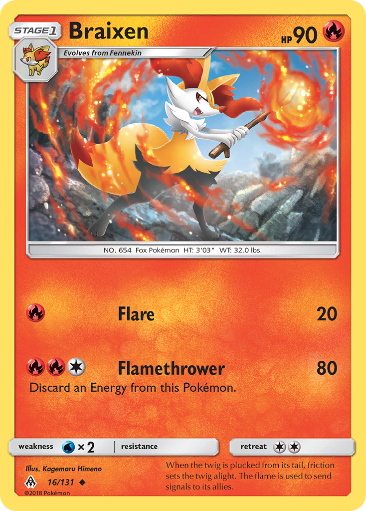 Braixen card