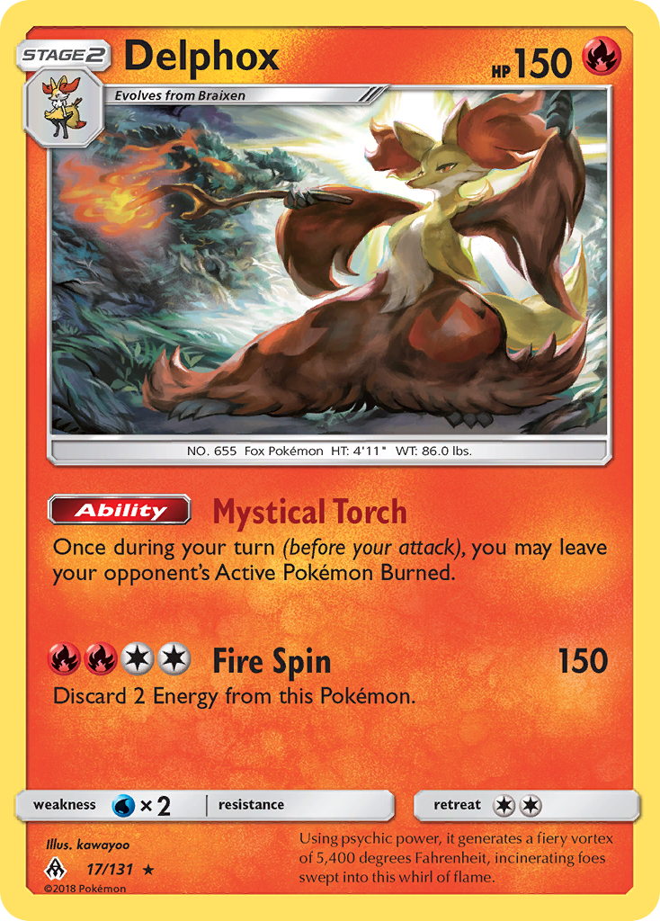 Delphox card