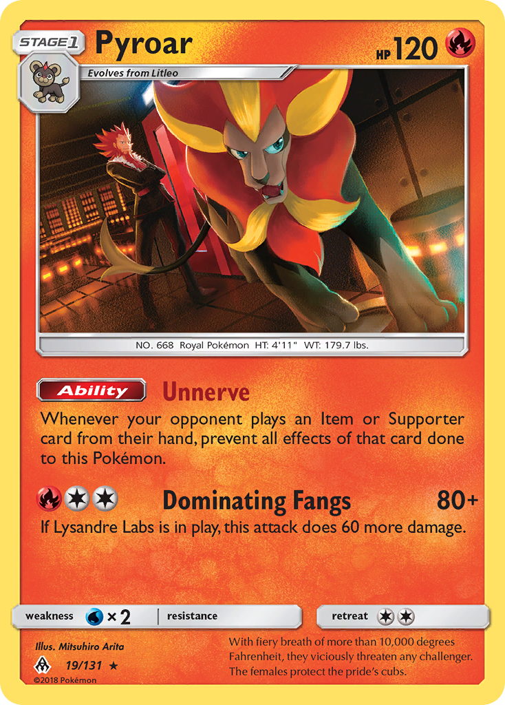 Pyroar card