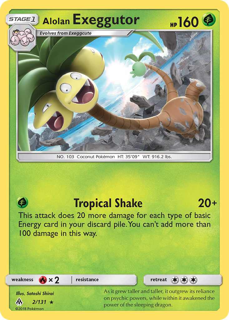 Alolan Exeggutor card