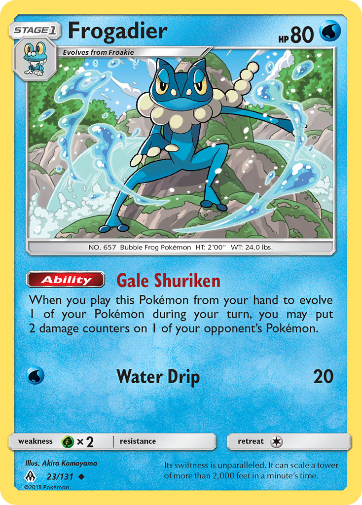 Frogadier card