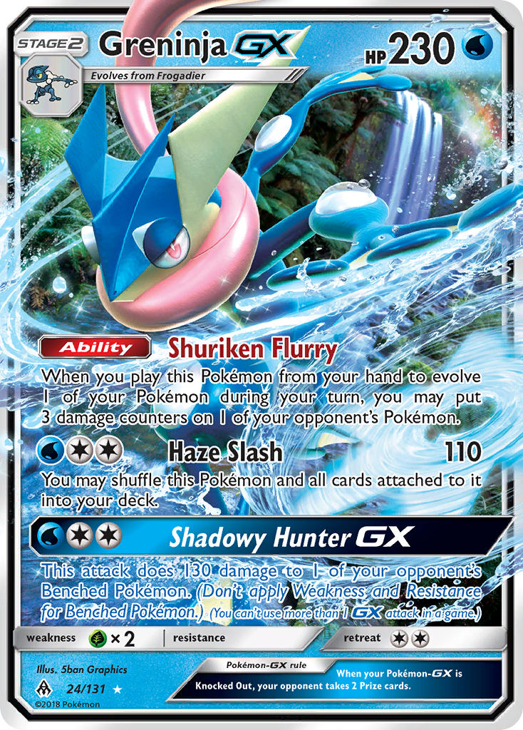 Greninja GX card