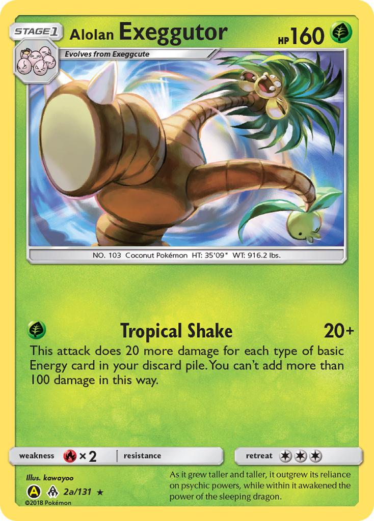 Alolan Exeggutor card