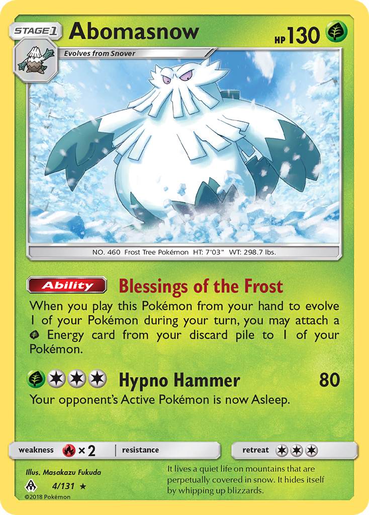 Abomasnow card