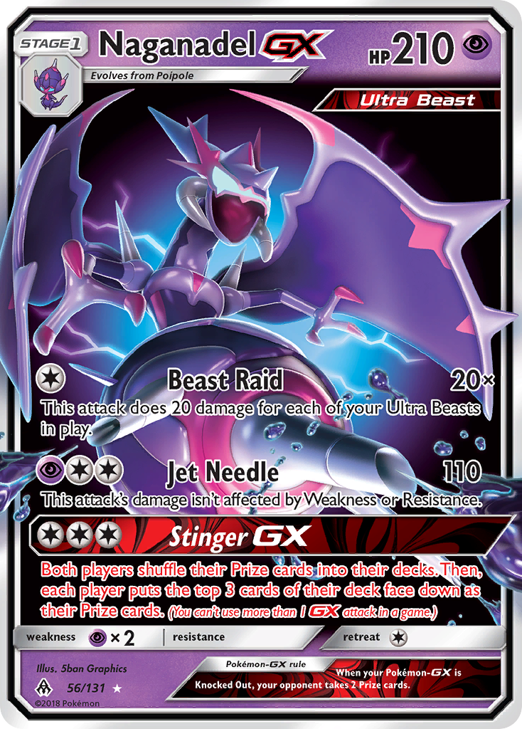 Naganadel GX card