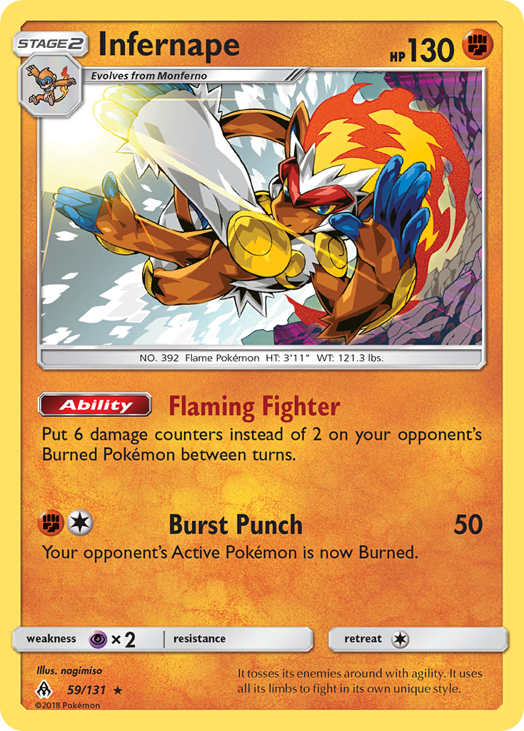 Infernape card