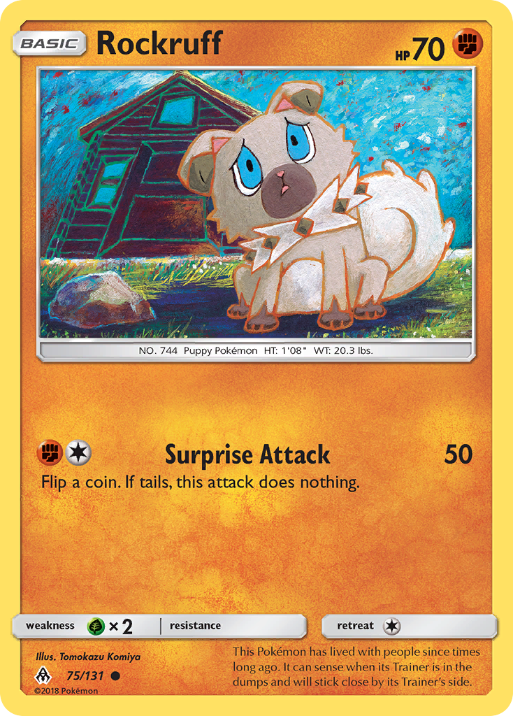 Rockruff card