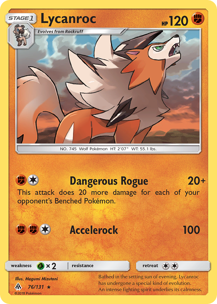 Lycanroc card