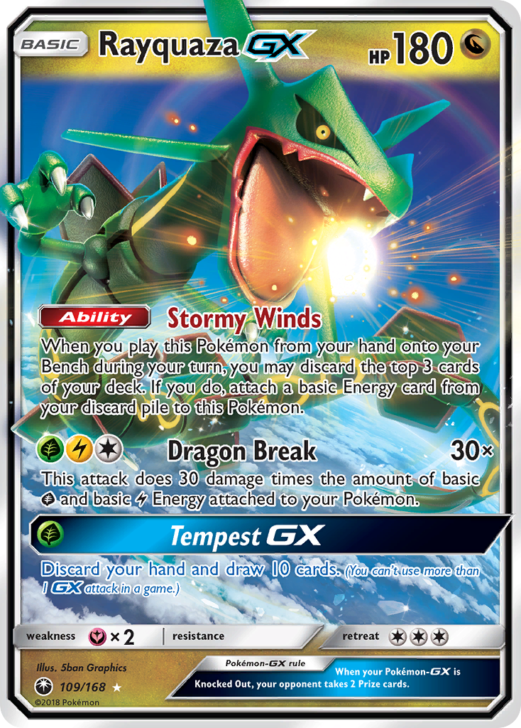 Rayquaza GX card