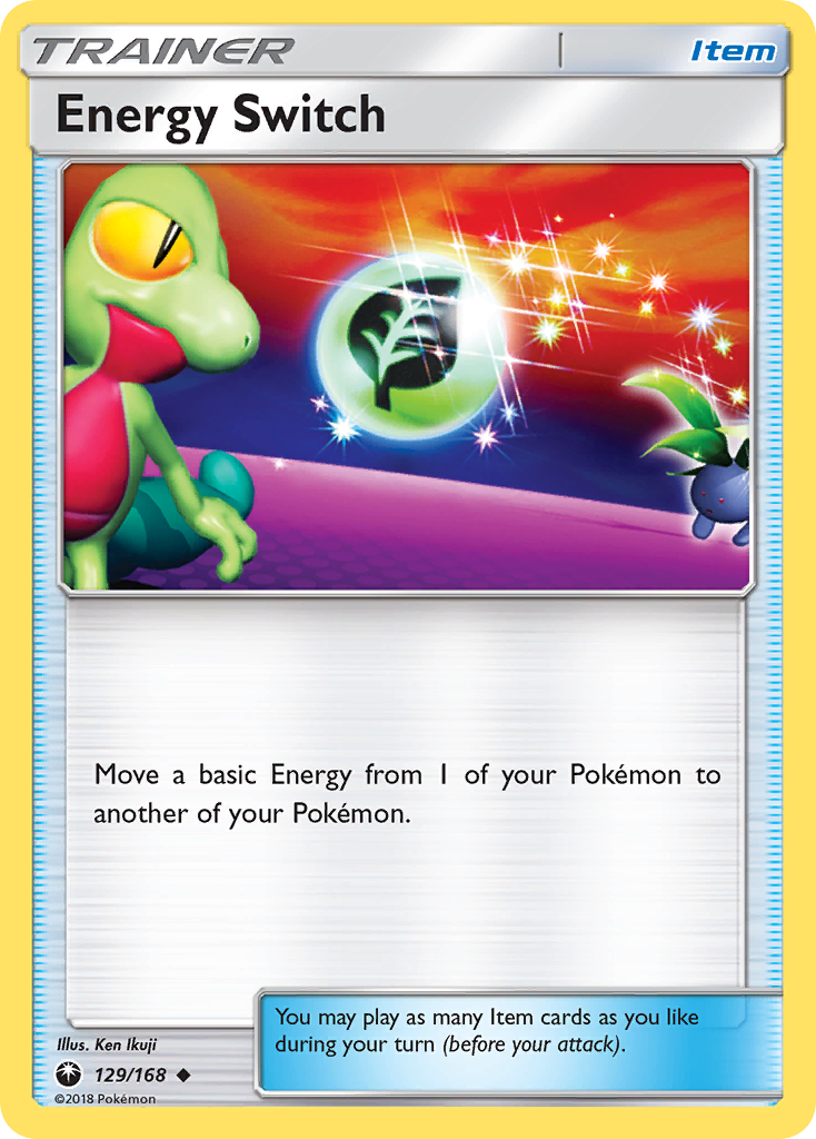 Energy Switch card